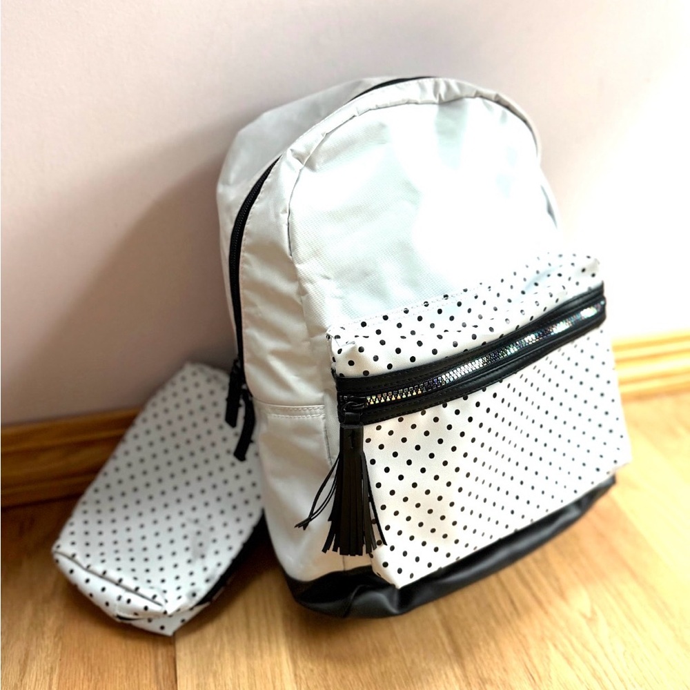 Eastsport Midi Girls Backpack With Matching Wristlet, 16x11x5